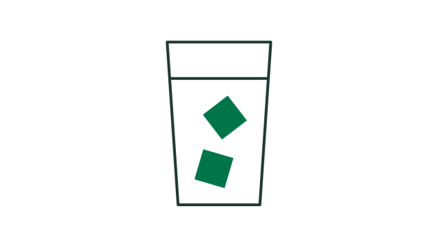 Illustration au trait d’une boisson glacée