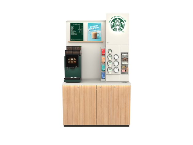 Tall coffee self-serve solution for business